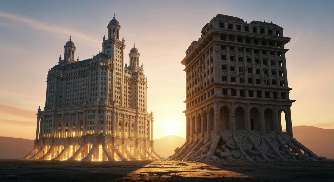 Strong vs weak business foundations