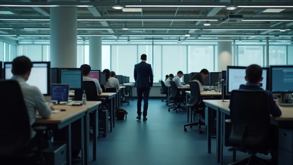 A busy, fast-growing office at the scale stage